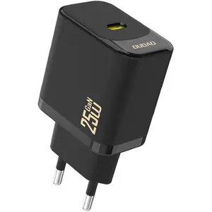 Сетевой адаптер Dudao 25W GaN USB-C — чёрный, 25 Вт USB‑C PD