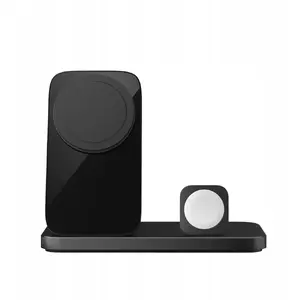 Wireless Charger Nomad Stand One Max 25W Qi2 for up to 3 devices, MagSafe compatible (4th gen) — carbide