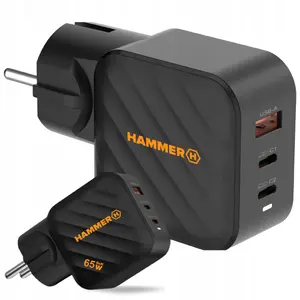 Сетевой адаптер Hammer RapidCharge 65W — USB-C быстрая зарядка для портативных устройств