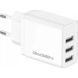 Wall Charger GoGen ACH301W 3×USB 15.5W total 3.1A