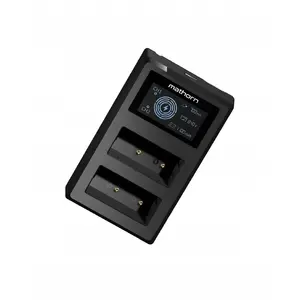 Двухканальная зарядка USB-C Mathorn MBC-D105 для аккумуляторов Canon LP-E12