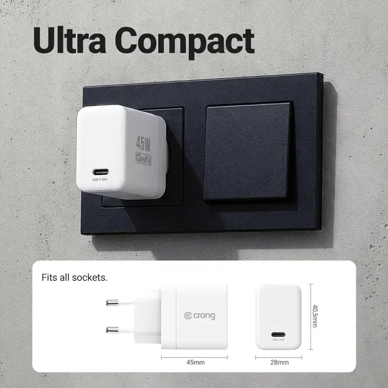 Crong 45W One-Port GaN USB-C Charger with PPS Photo 7