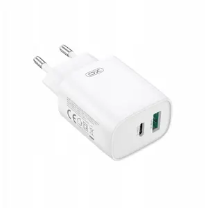 Сетевое зарядное устройство No name CE29 PD 20 Вт с 1x USB-C и 1x USB, белое