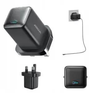 Maciņlādētājs Joyroom JR-TCG18 65W 1×USB-C UK spraudnis — melns