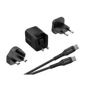 Mobile device charger Energizer A20MU — 20W, AC indoor, universal, black