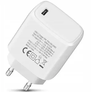 Power adapter TECHLY 20W USB-C GaN PD3.0 PPS white