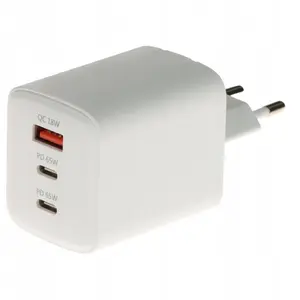 Сетевое зарядное устройство Aukey CHAR-X199C-65W-GAN GaN 65W USB-C/USB-A