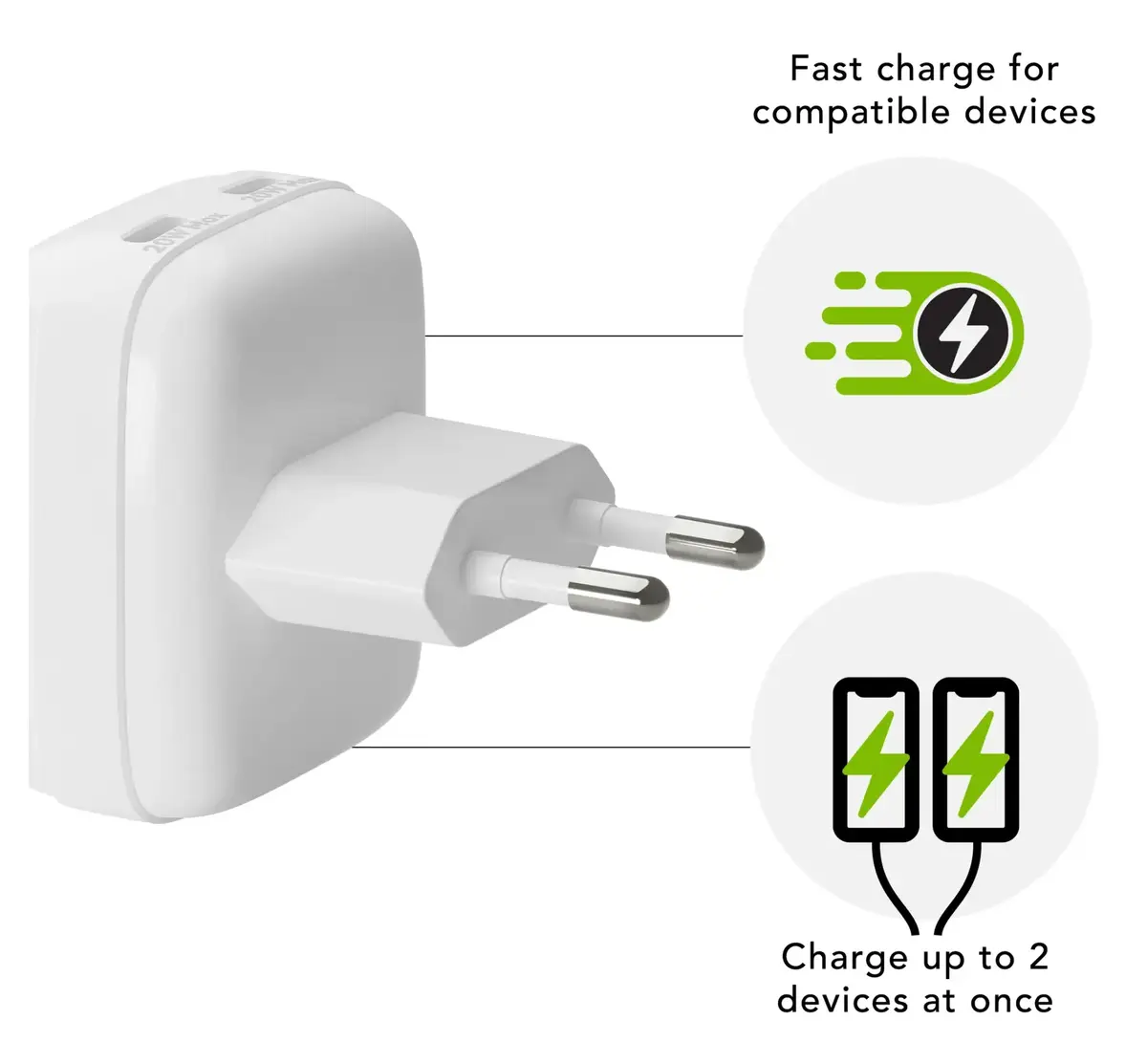 d bramante re-charge Pro EU Flat 2×USB-C 20W Photo 6