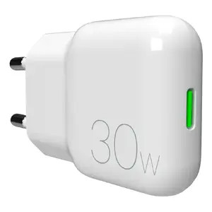 PURO SBS Slim Pro сетевой AC-зарядный для ноутбука, смартфона, планшета — белый
