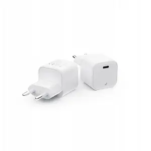 Jcpal Bolt Pro 35W GaN Fast Charger USB-C white – 35W USB-C GaN wall charger
