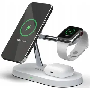 Wireless Charger Bounn X452 3-in-1 15W — Qi multi-device charging pad