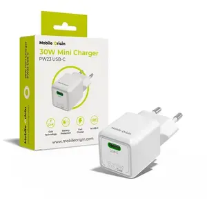 Mobile Origin 30W Mini Charger PW23 USB-C wall adapter 30W output compact