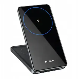 Wireless Charger Proove Metal Edge 3-in-1 gray 15W — multi-device charging pad