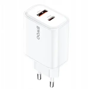Power adapter BWOO CDA207 PD 36W 1x USB-A 1x USB-C white