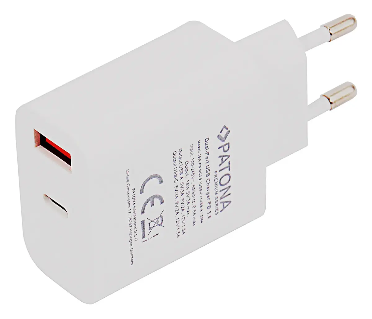 PATONA 2584 USB‑C 18W AC charger Photo 2