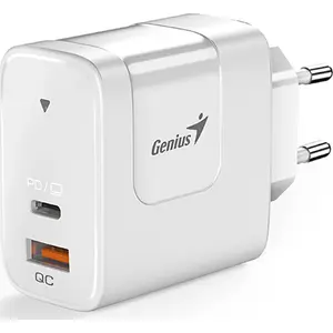 Power adapter Genius 65W 2-port USB-C and USB-A PD 65AC