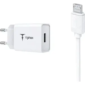 T-Phox USB-A sienas lādētājs Mini-EU TPW000019 — 1× USB-A, 2.4 A
