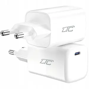 LTC 30W GaN USB-C PD 3A wall charger (model LXQC40) for phones and tablets