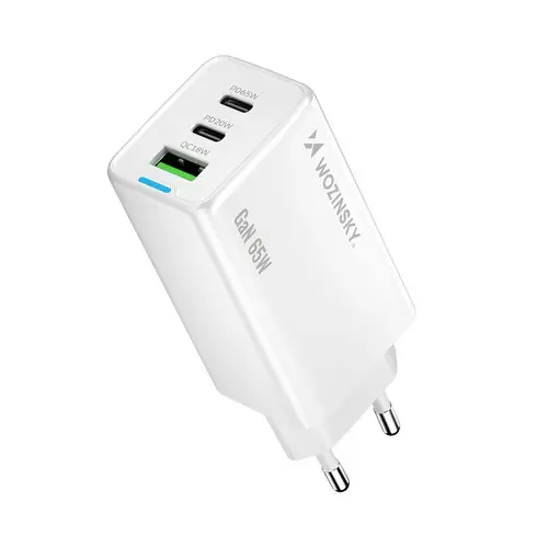 Wozinsky GaN 65W iekštelpu lādētājs Photo 5