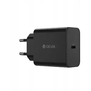 Sienas lādētājs Devia Rocket PD 45W 1x USB‑C balts ar USB‑C — USB‑C kabeli