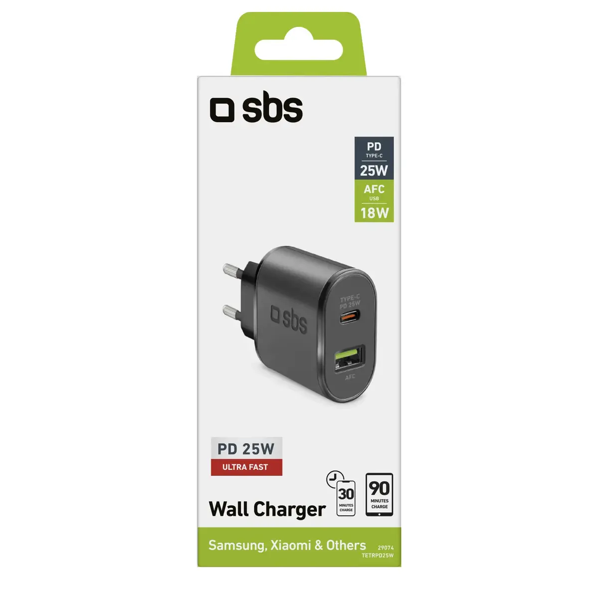 SBS Mobile TETRPD25W lādētājs Photo 2