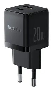 Сетевое зарядное устройство Baseus Palm Универсальное Indoor AC USB-C 20 Вт Черное