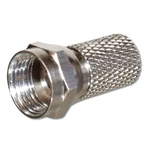 Coaxial F-type Cable Connector No name Cut Version for 6.5 mm cable, 20 mm length