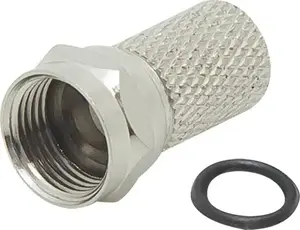 Savienotājs F BLOW 2836# Wt.sat «f» RG6/6,5 mm/22 mm ar blīvējumu, varš