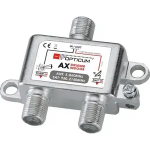 Opticum SUMATOR RTV/SAT IN коаксиальный сумматор для эфирного и спутникового сигнала IN (модель 18928)