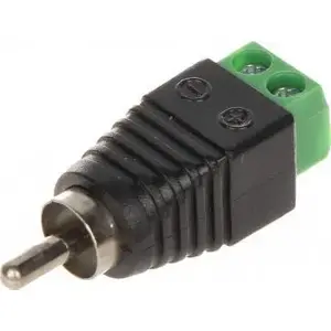 Connector RCA (Cinch) panel mount, model CINCH-W/S*P10, no-name