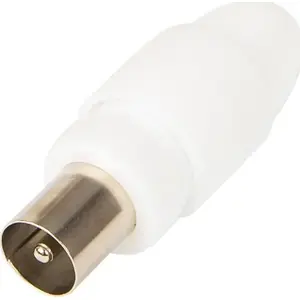 Antenna plug (large straight) BLOW 1007# — coaxial TV/FM/RF connector