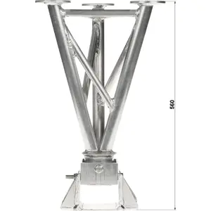 Mounting Joint Base for Lattice Masts with Guy Wires MK-1.5/POD-B by No name