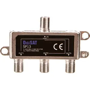 Signal splitter DigiSat GN-3GN SP13 3-way RTV antenna splitter 5–2400 MHz (model 77-216#)