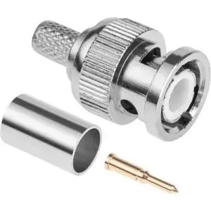 BNC crimp plug for RG58 coaxial cable, model WTY0474-1, No name