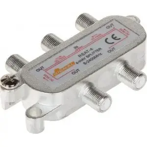 Sadalītājs/atdalītājs No name RI-4/1F-SAT-SIG — satelīta signāls, 4 izejas, 1F savienotājs
