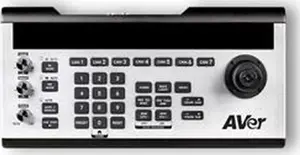 AVer CL01 control panel OLED display, Black/Silver, buttons/joystick/rotary, 12V DC, 24W, 384000 Bd