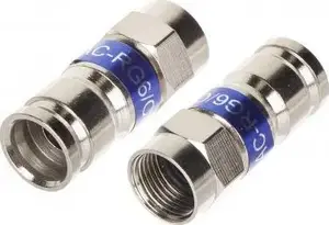 Compression Coaxial Connector F for RG-6 (model F/ZAC-RG-6/CSR) No name