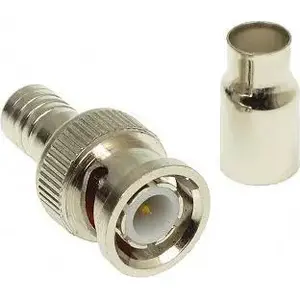 BNC crimp connector set No name BNC-W/CRIMP-RG59*P10 for RG59 coaxial cable, 10 pcs