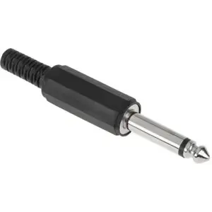 6.3 mm Mono Jack Plug No name WTY0016 — Plastic Housing