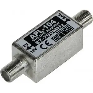 Antenas pastiprinātājs AMS APL-104 FM / VHF / UHF uztveršanai