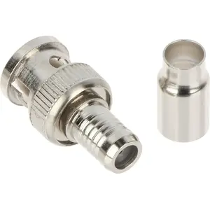 Krēm̧es BNC savienotājs RG59 kabelim, 100 gab. iepakojums — No name BNC-W/CRIMP-RG59*P100