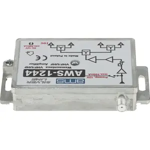 Auto antenas pastiprinātājs AMS AWS-1244 — transportlīdzekļa antenas signāla pastiprinātājs