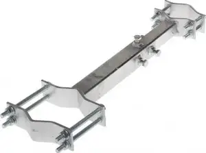 Mounting Spacer Clamp Delta OR-30-50R90-150, adjustable distance spacer for pipe and conduit supports