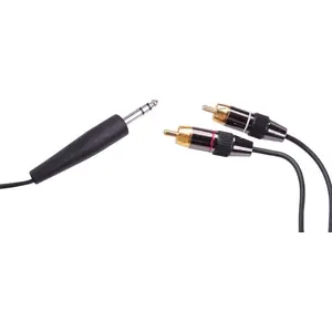 Cable LP KPO3867-1.8 — 6.3 mm stereo jack to 2 RCA, 1.8 m
