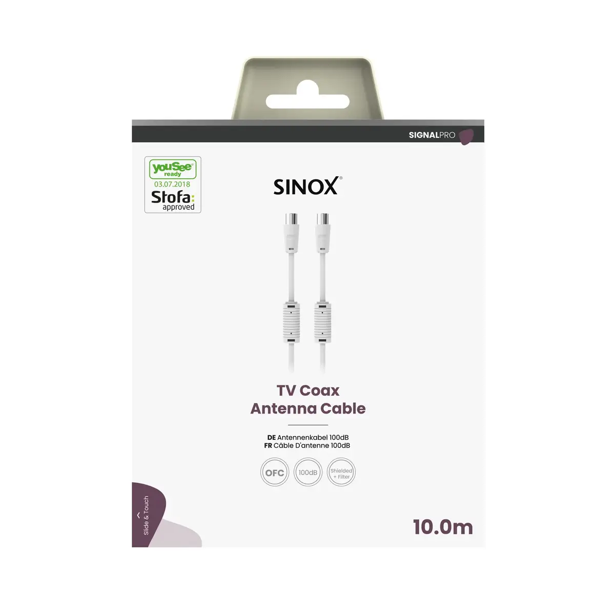 Антенный кабель Sinox PRO SXV092010, 10 м Photo 2
