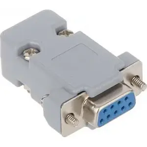 No name DB9-G serial port connector (DB9) — gendered panel/socket adapter