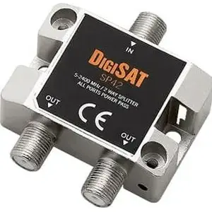 Signal splitter DigiSat GN-2GN SP42 5–2400 MHz coaxial RTV splitter, model 77-211