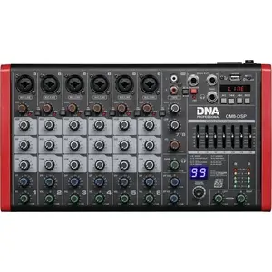 Audio mixer Bitmat CM8-DSP — 8-channel mixer with USB, MP3 playback, Bluetooth, phantom power