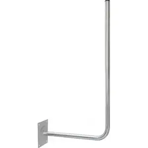 Wall Mount Bracket BLOW bent tubular handle 400–760 mm, antique mesh finish