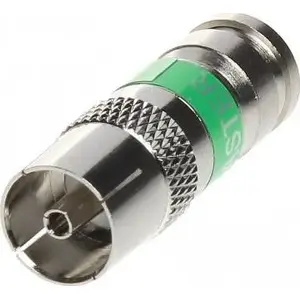 Compression Cable Connector IEC-G/ZAC-TRI113/MSR by No name — IEC-style insulated triune compression terminal